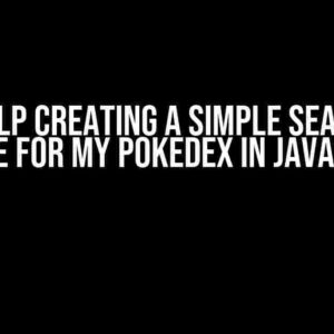 Need help creating a simple search bar feature for my Pokedex in Javascript?